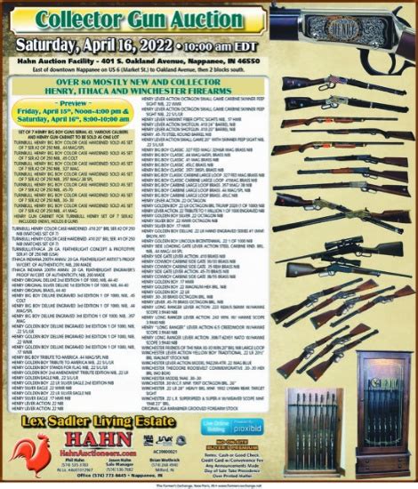 Hahn auctions - Hahn Auctioneers, Inc. (266) (574) 773-8445. Catalog Terms of sale. Search Catalog :